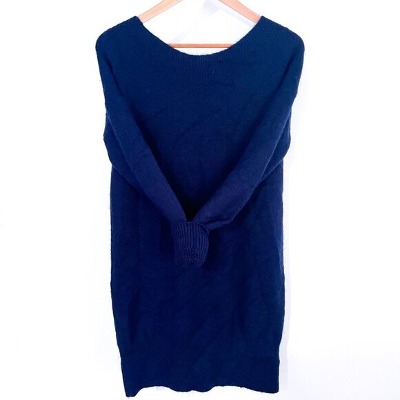 Lolë Evelyn Sweater Dress Amalfi Blue Size Small - Picture 4 of 14